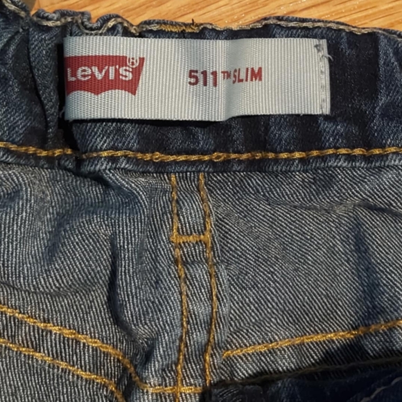 Levi 511 Slim Girls 12 REG Performance Dark Blue Jeans - Picture 5 of 8